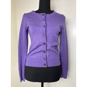 Banana Republic Women's Merino Extra Fine Wool Blend Academia Old Money Lilac XS